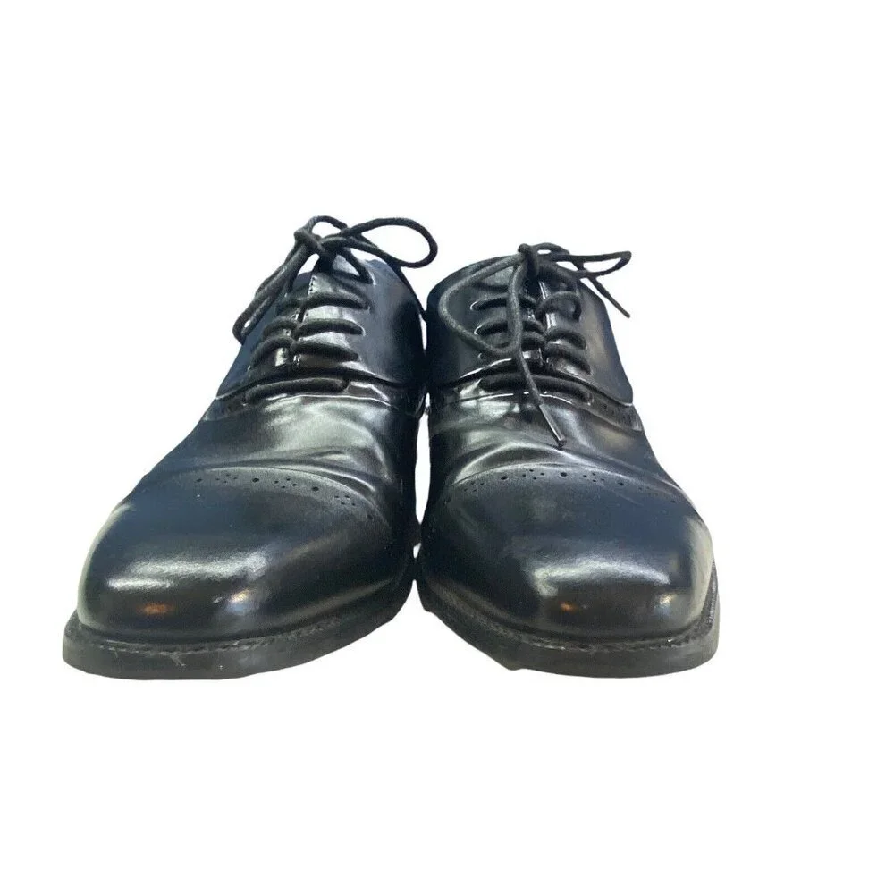 STACY ADAMS‎ Men Oxford Shoes Abbott Cap Toe Size 10 Black Business Casual